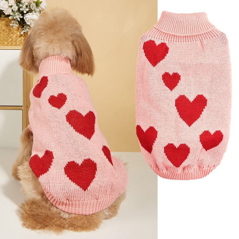 Valentine's Day  Love Pet Sweater
