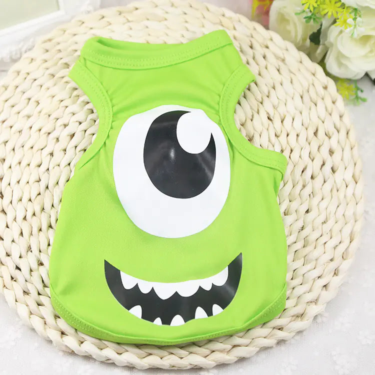 Cute Breathable Summer Pet Vest for Dogs and Cats