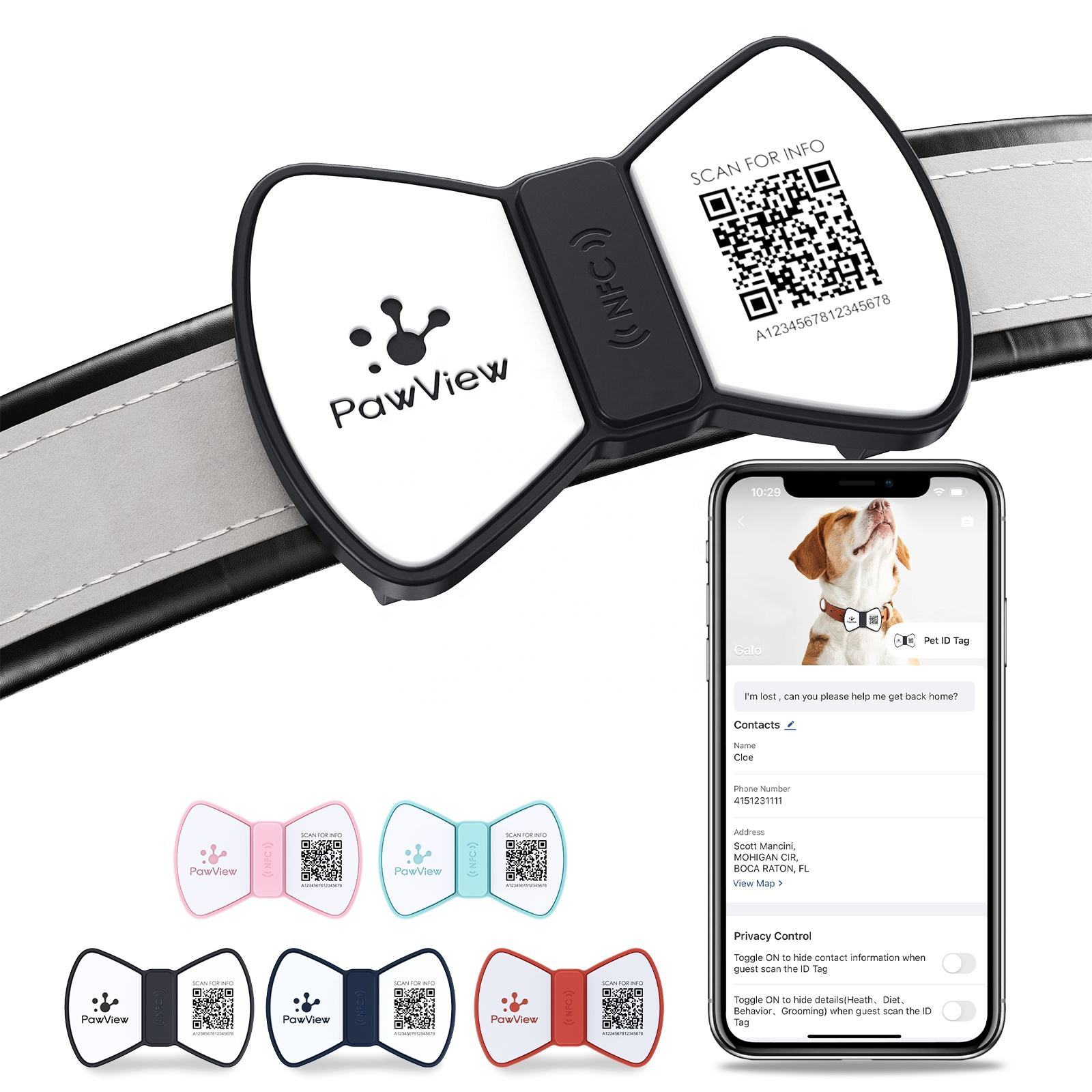 NFC Smart QR Code Pet Label Personalization