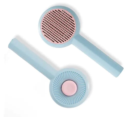 Self-Cleaning Slicker Comb