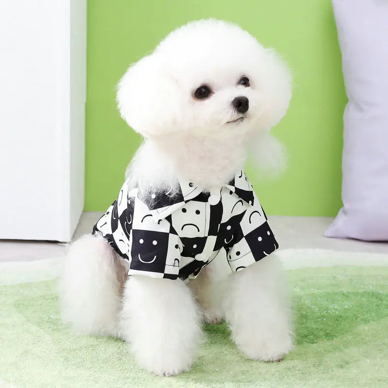 Checkered Shirt for Dogs - Pet Checkerboard Apparel