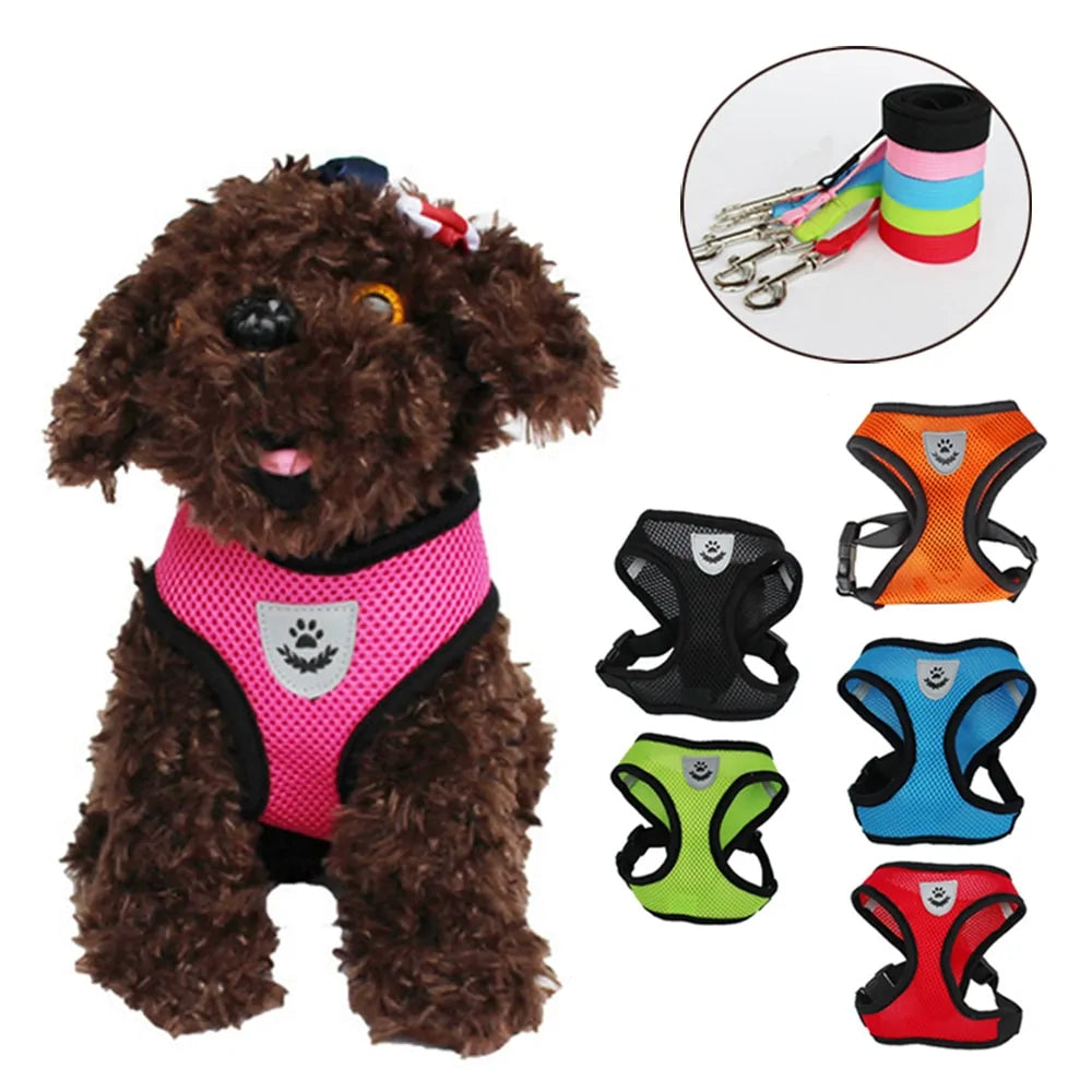 Pets Adjustable Harness Vest