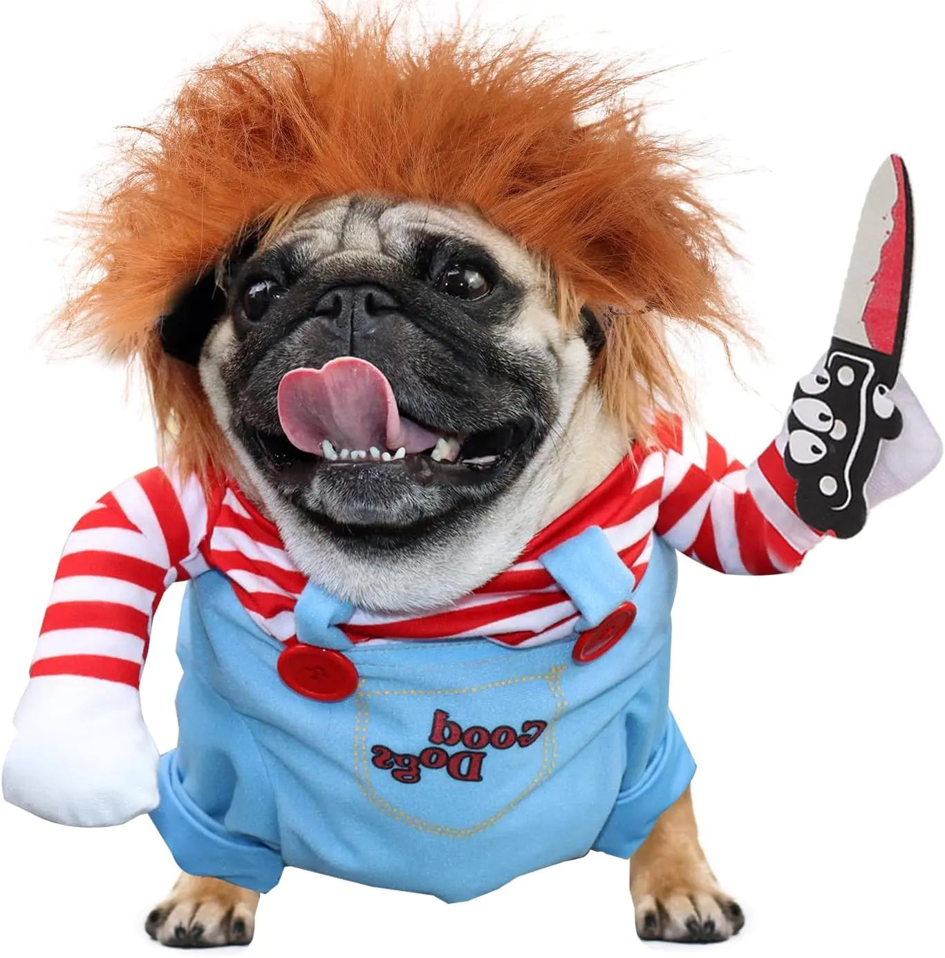 Dog Halloween Costumes Deadly Doll Costume Chucky