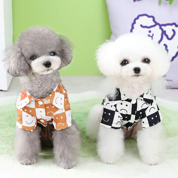 Checkered Shirt for Dogs - Pet Checkerboard Apparel