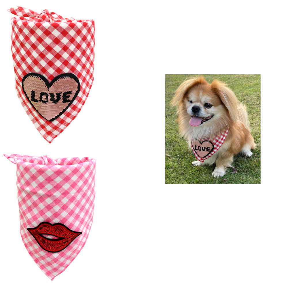 Pet Valentine's Day Bandana