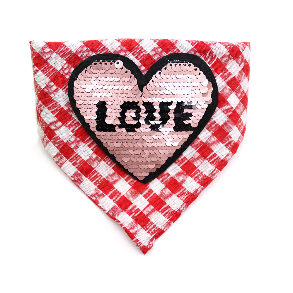 Pet Valentine's Day Bandana