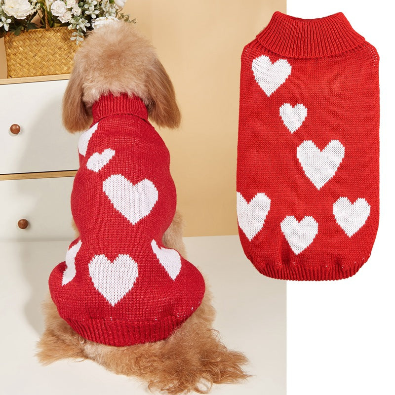Valentine's Day  Love Pet Sweater