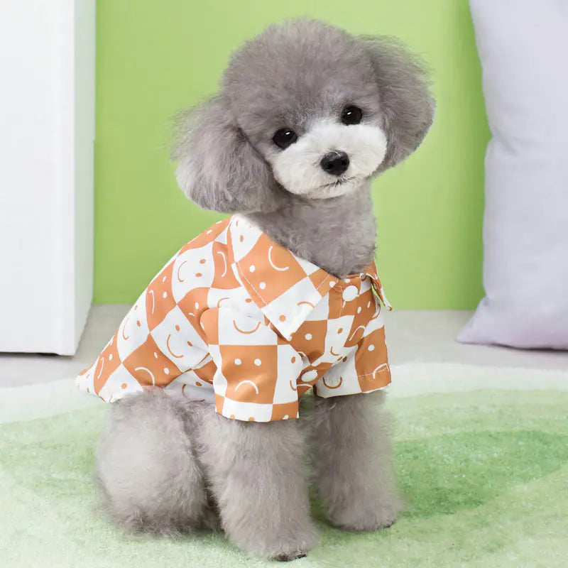Checkered Shirt for Dogs - Pet Checkerboard Apparel