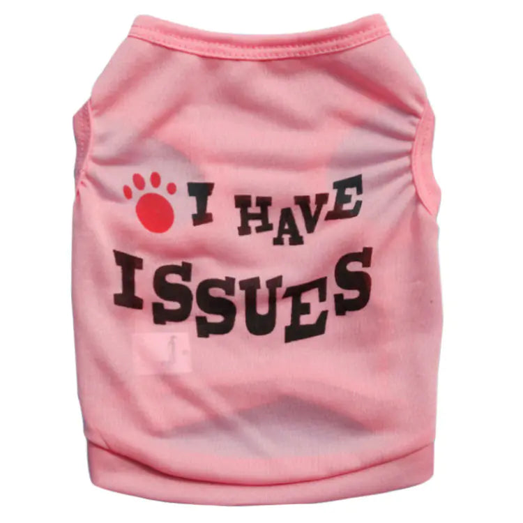 Polyester Pet Vest  - Spring/Summer Collection
