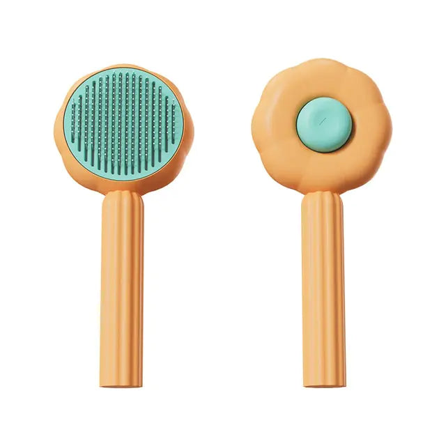 Self-Cleaning Slicker Comb