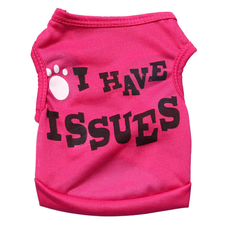 Polyester Pet Vest  - Spring/Summer Collection